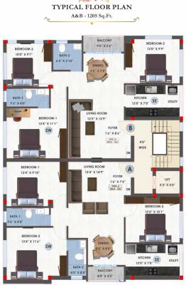  bhagyam Harmony Bhagyam Typical Cluster Plan