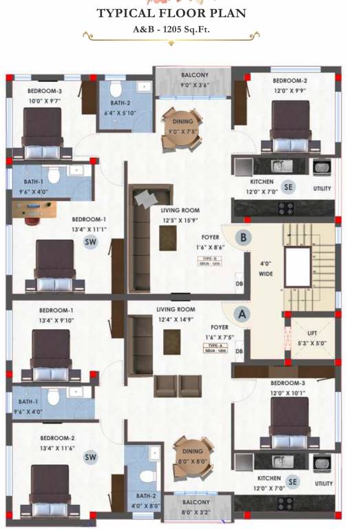  bhagyam Harmony Bhagyam Typical Cluster Plan