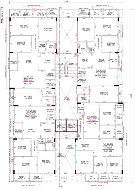 nilay A Cluster Plan For 2nd Floor