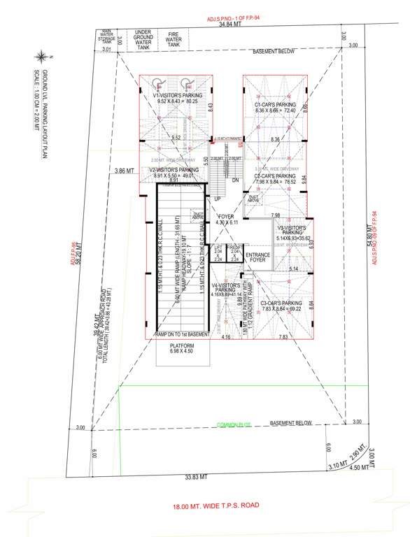  nilay A Cluster Plan For Ground Parking  Floor