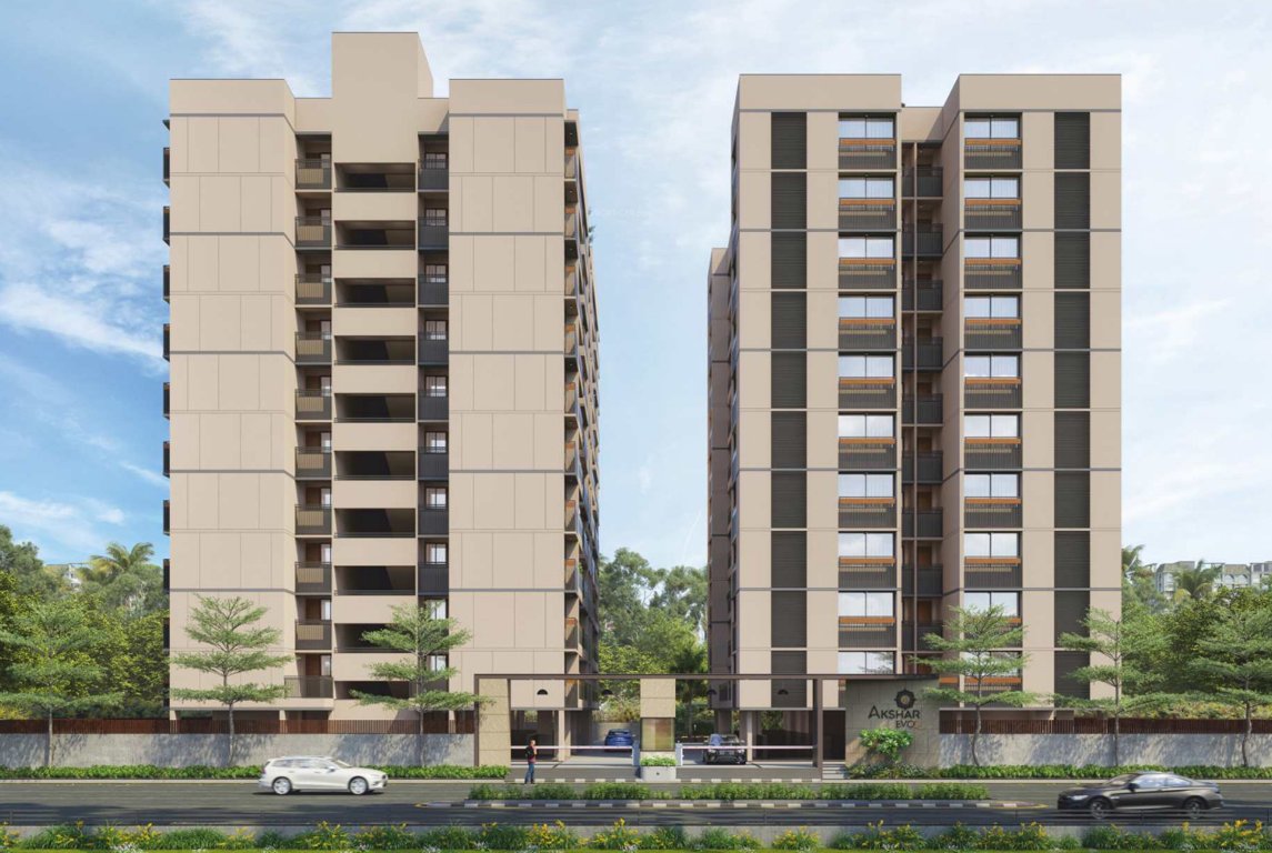  akshar evoq Elevation