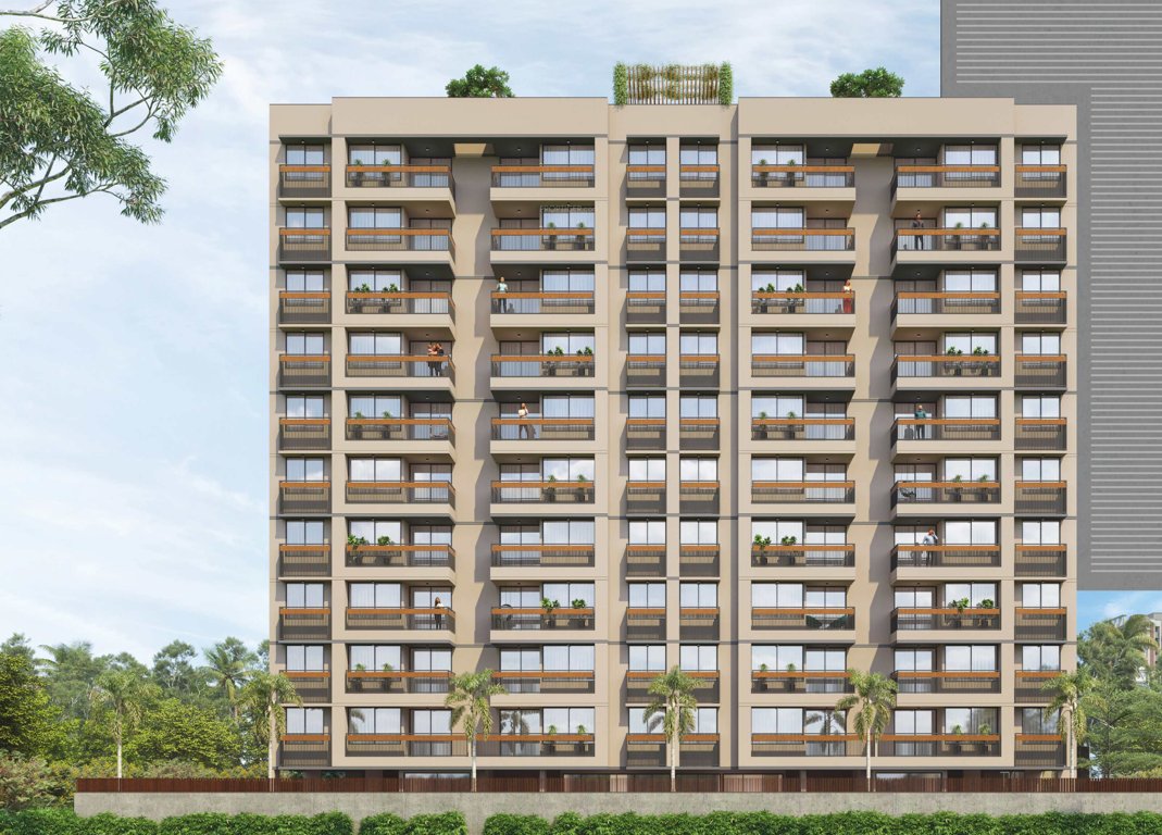  akshar evoq Elevation