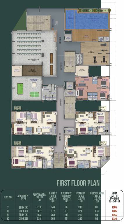  vivekananda heights Block A Cluster Plan