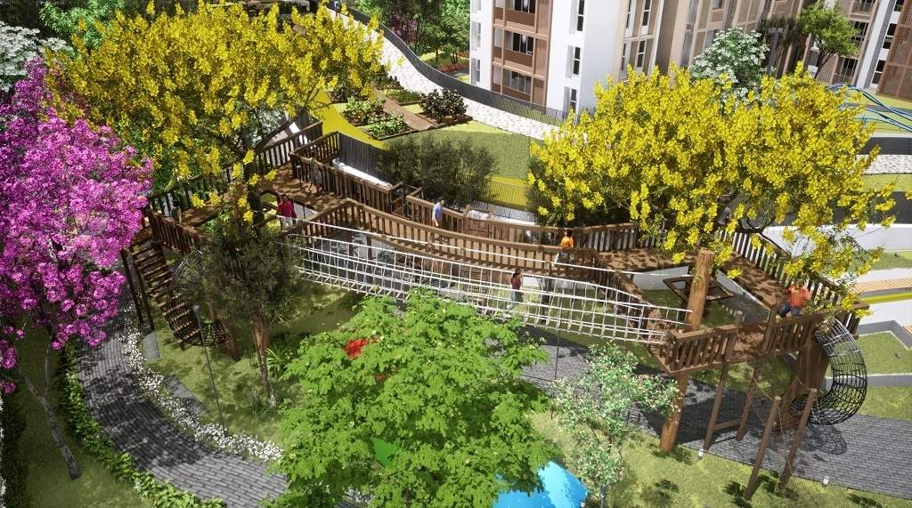  happinest kalyan 2 project b Landscape Garden and Tree Planting