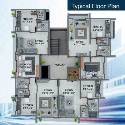  vihar-bldg-no-3 SR  Vihar Bldg No 3 Cluster Plan