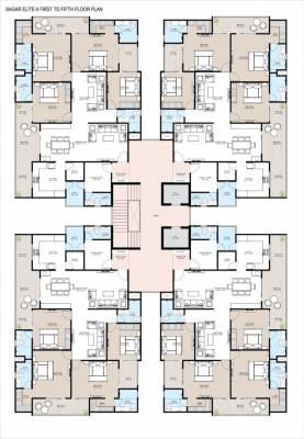  sagar-elite-2 Cluster Plan