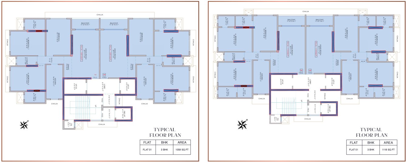  9 marina 9 Marina Cluster Plan for Typical Floor