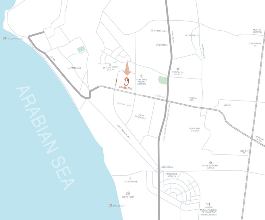  9 marina Location Plan