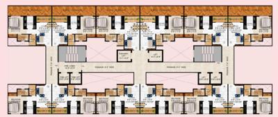 Siyara Avenue B Cluster Plan For Typical Floor Plan avenue Siyara Avenue B Cluster Plan For Typical Floor Plan
