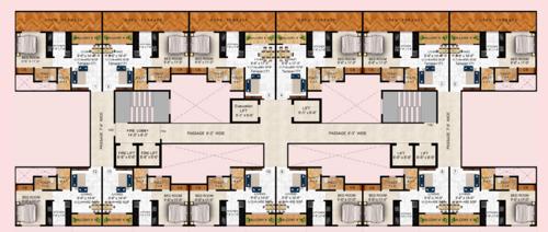  avenue Siyara Avenue B Cluster Plan For Typical Floor Plan