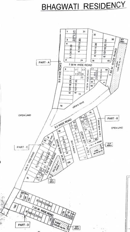 bhagwati residency Layout Plan