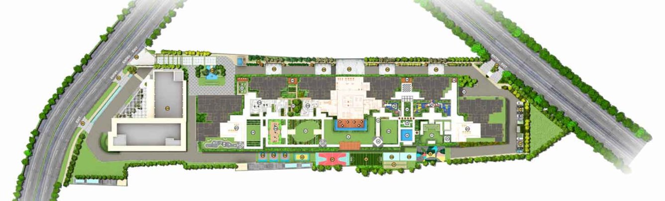 kukreja paris city wing a b e and f Master Plan