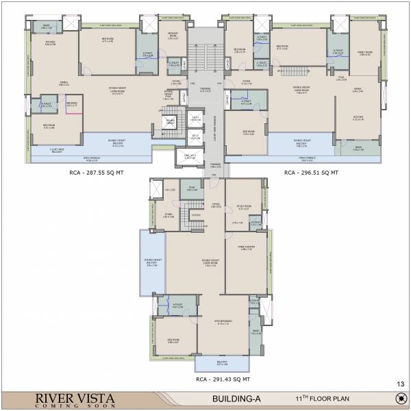  river-vista Block A Cluster Plan for 11th Floor