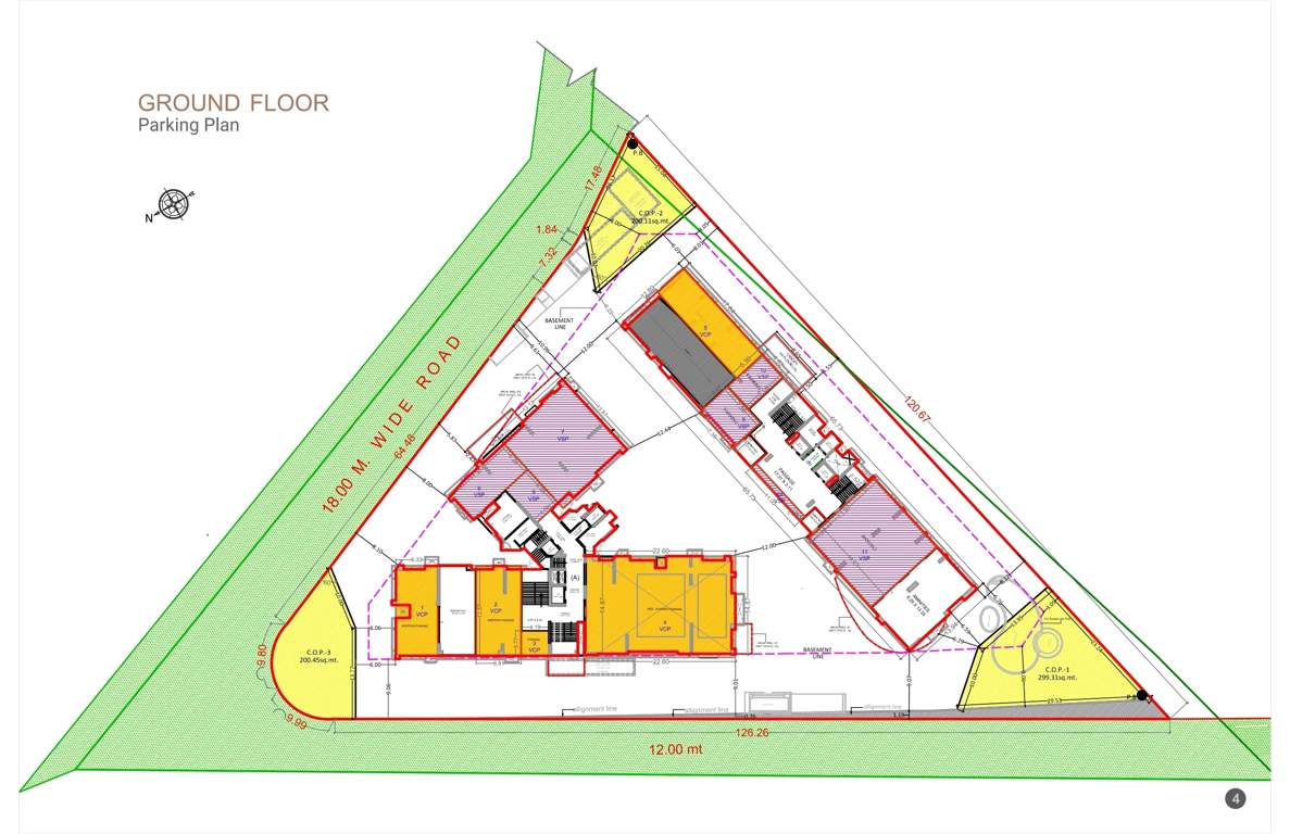  vijay signature Block A  And Block B Cluster Plan for ground Floor