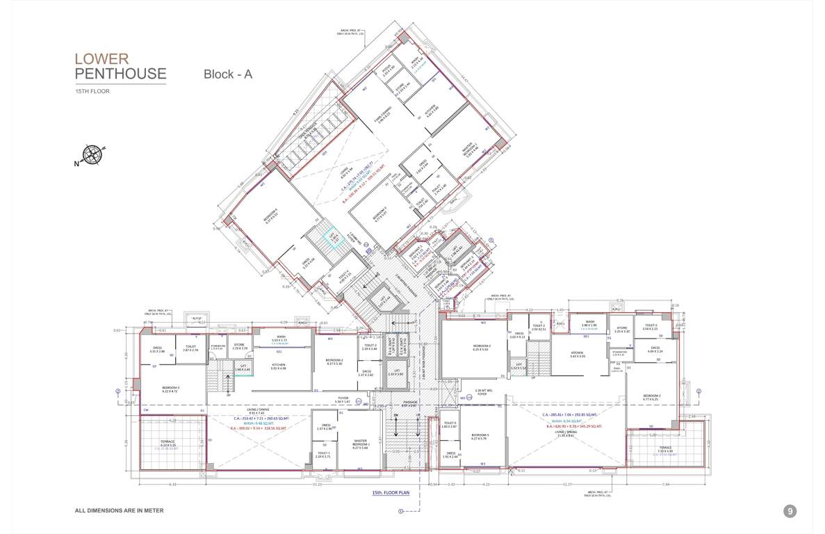  vijay signature Block A Cluster Plan for 15th Floor