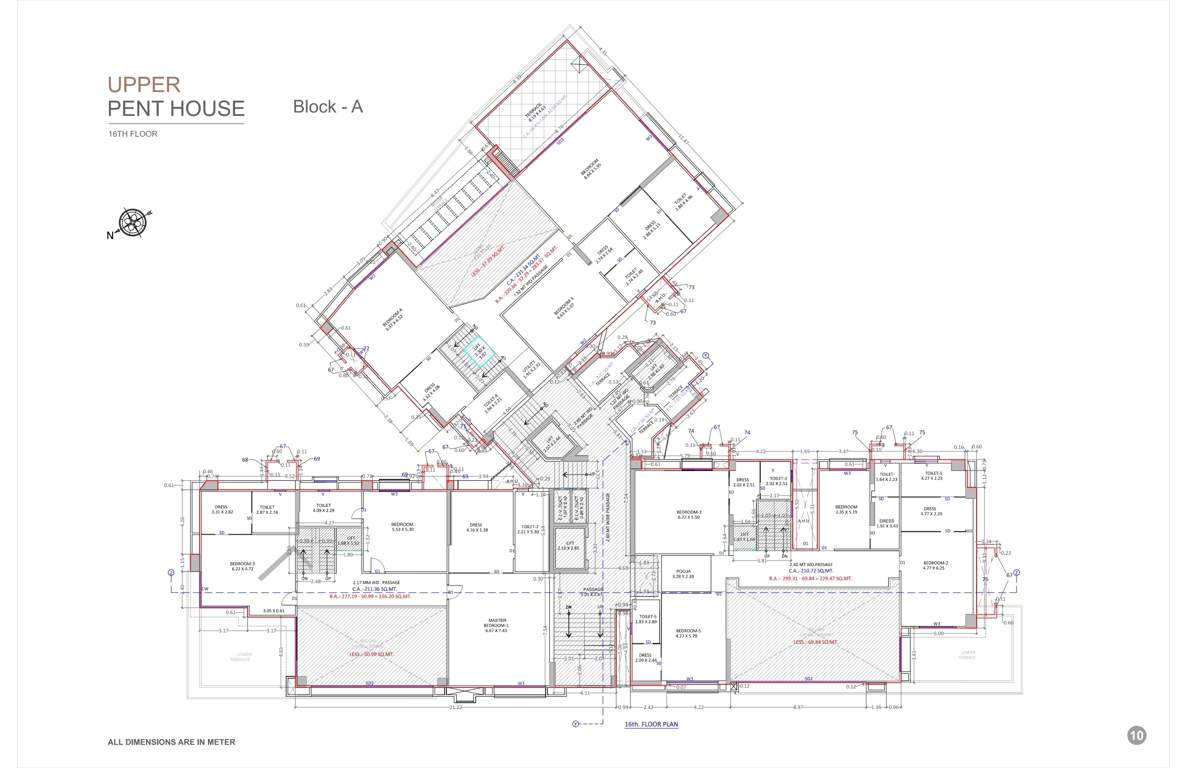  vijay signature Block A Cluster Plan for 16th Floor