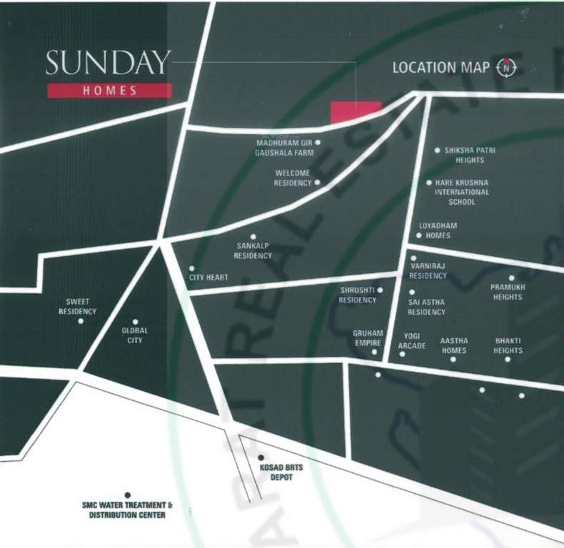  sunday homes Location Plan