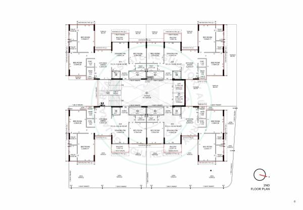  aadish-prime Aadish Prime Cluster Plan for 2nd Floor