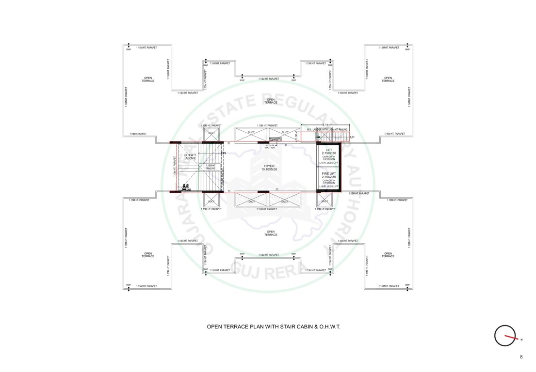  aadish prime Aadish Prime Terrace Cluster Plan
