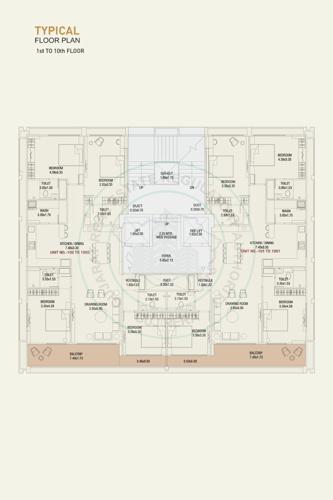  emberlynn-3 Emberlynn 3 Cluster Plan from 1st to 10th Floor