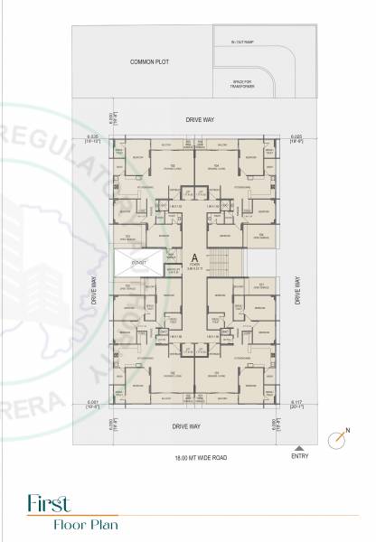  hir-asha-luxuria A Cluster Plan For 1st Floor