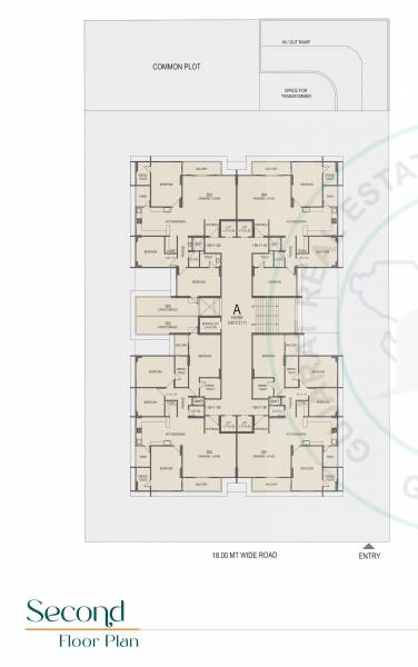  hir-asha-luxuria A Cluster Plan For 2nd Floor