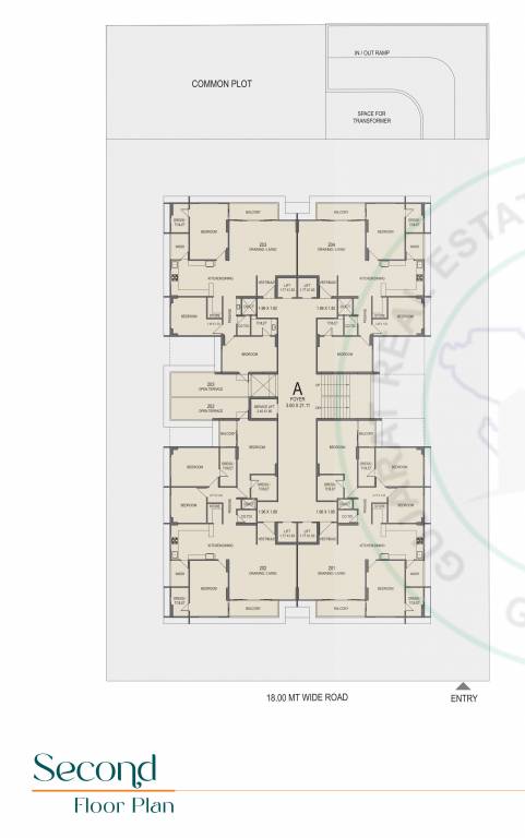  hir asha luxuria A Cluster Plan For 2nd Floor