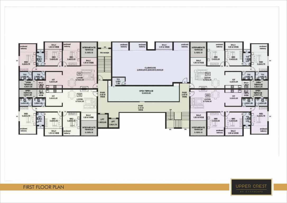  upper crest Upper Crest Cluster Plan