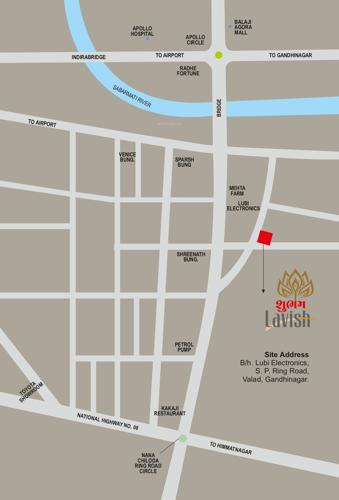  shubham-lavish Location Plan