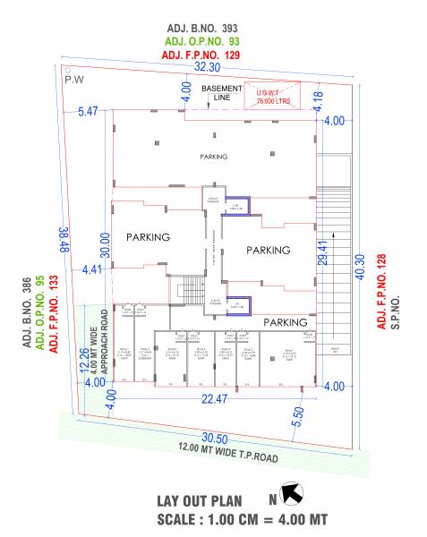Layout Plan shivani-park-appartment Layout Plan