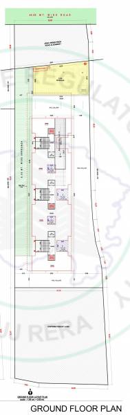 Cluster Plan for ground Floor hills Cluster Plan for ground Floor