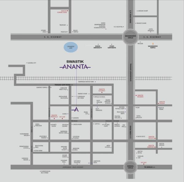  swastik-ananta Location Plan