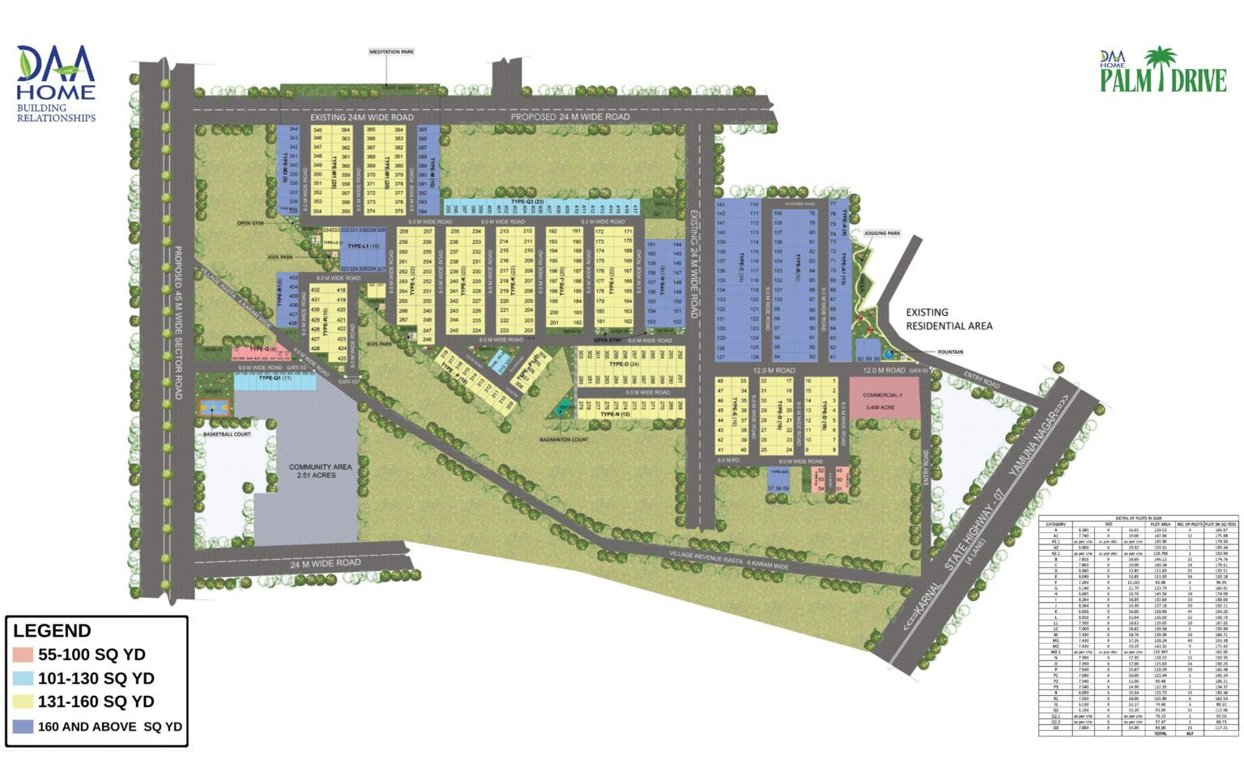  home palm drive Layout Plan