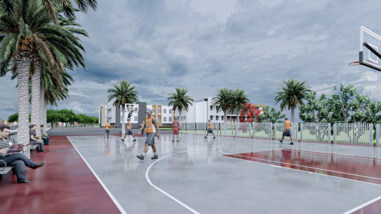  home palm drive Basketball Court