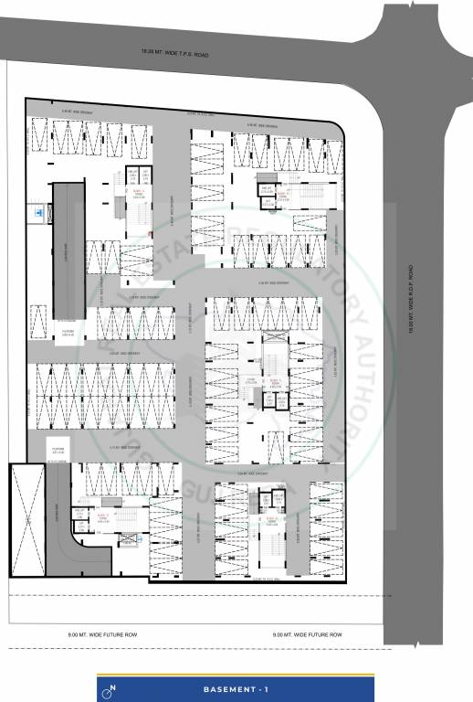  aaryajeet surya 3 A To E Basement 1 Cluster Plan