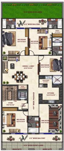 Sita Lavish Builder Floors Cluster Plan from 1st to 4th Floor sita-lavish-builder-floors Sita Lavish Builder Floors Cluster Plan from 1st to 4th Floor