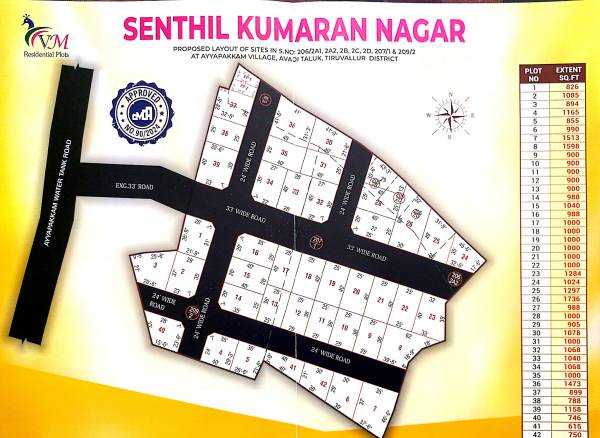  senthil-kumaran-nagar Layout Plan