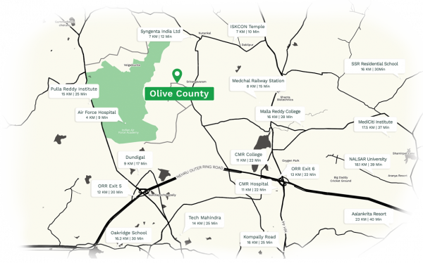  olive-county Location Plan