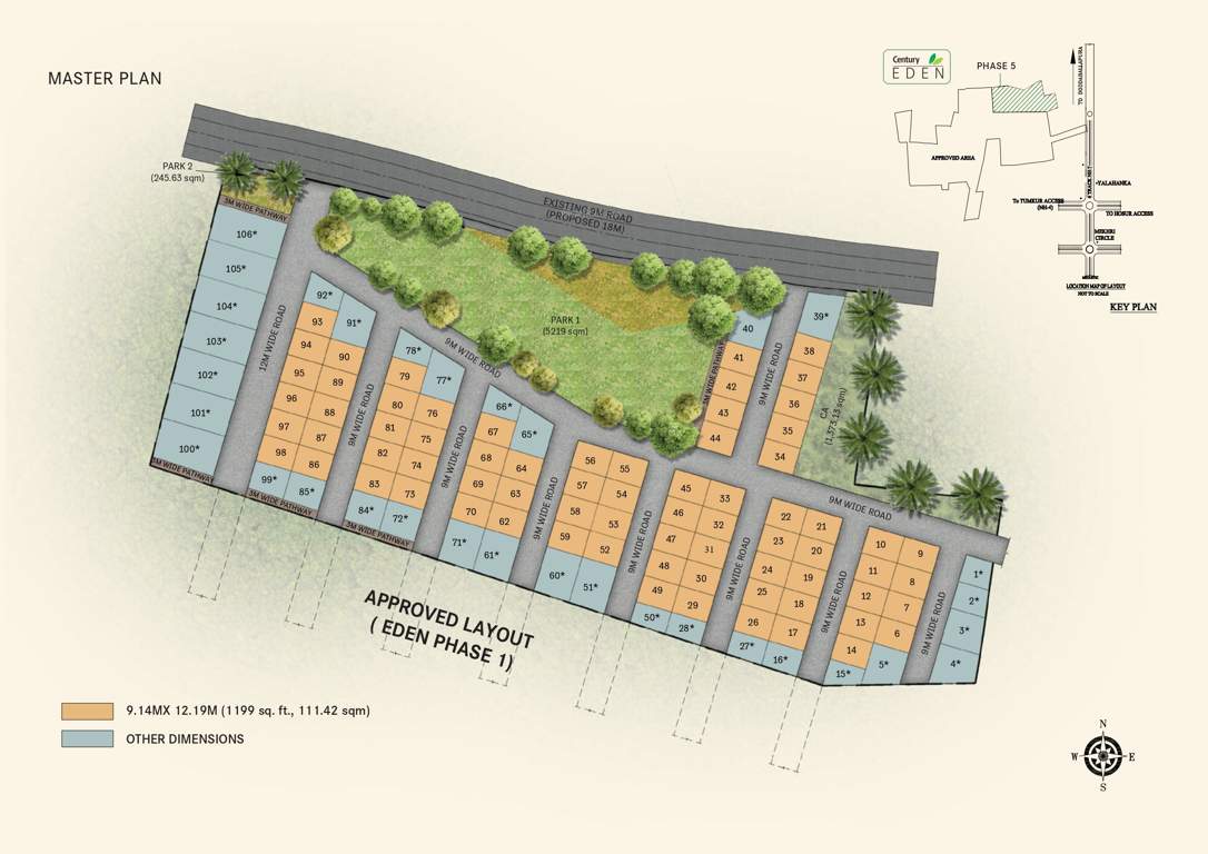  eden phase 5 Layout Plan