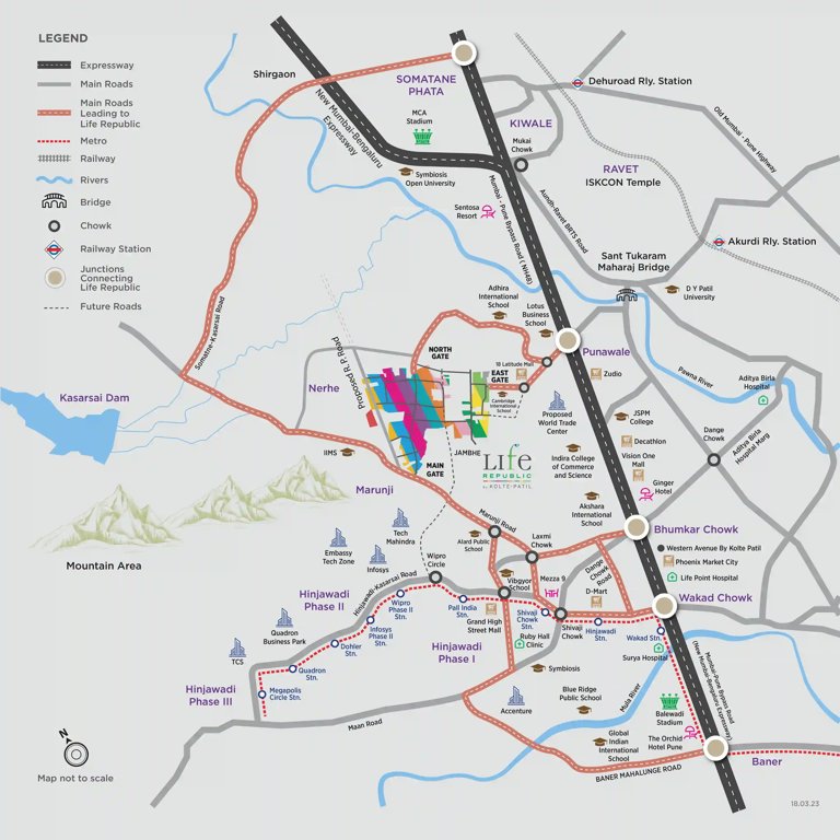 life republic sector r5 5th avenue canvas phase i Location Plan