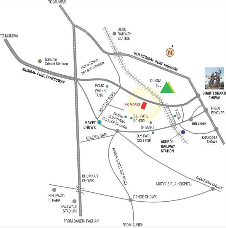  kk marks Location Plan