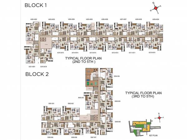  avenue-park Block 1 And Block 2 Cluster Plan
