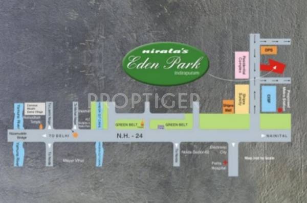 Nirala Eden Park II Location Plan