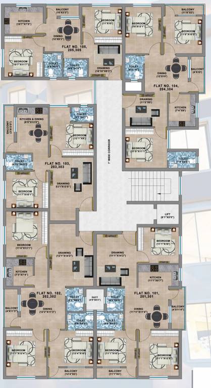  palace Palace Cluster Plan From 1st To 3rd Floor