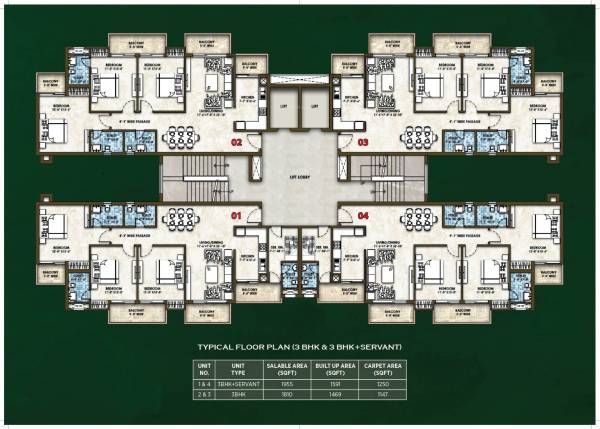  cassia-gh-ii-phase-i Tower 3 Cluster Plan