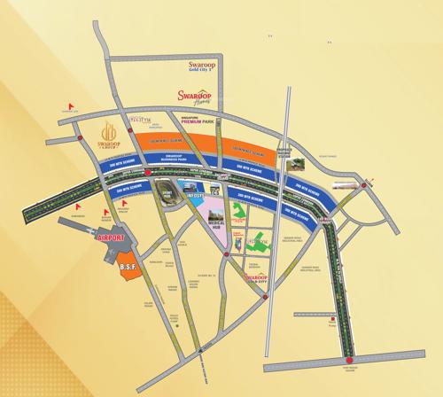 Location Plan the-grand-swaroop-gold-city Location Plan