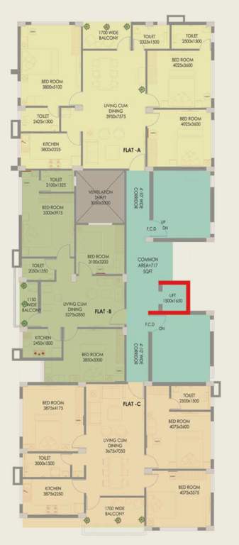  panchnai aura Panchnai Aura Cluster Plan from 1st to 6th Floor