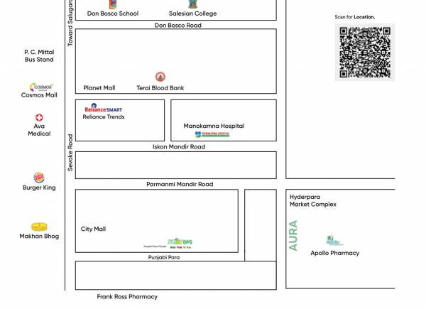 Location Plan panchnai-aura Location Plan