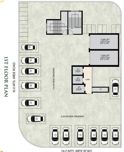  prime-avenue Prime Avenue Cluster Plan for 1st Floor