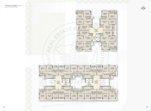  vandan Block A To C Cluster Plan from 2nd to 14th Floor